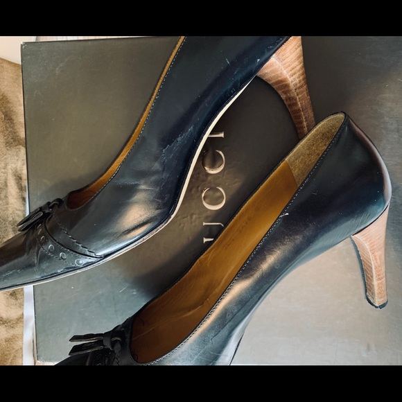 Gucci black leather shoes - Picture 6 of 7